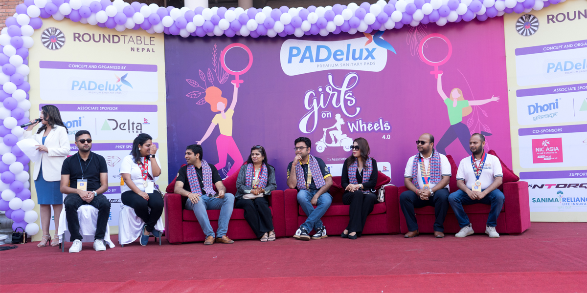 राउण्ड टेबल नेपालको आयोजनमा ‘प्याडिलक्स गल्स अन ब्हील्स’ प्रतियोगिता सम्पन्न